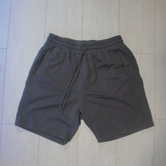 Dark Grey Sweatpants Shorts - Men's Large - Picture 1 of 2